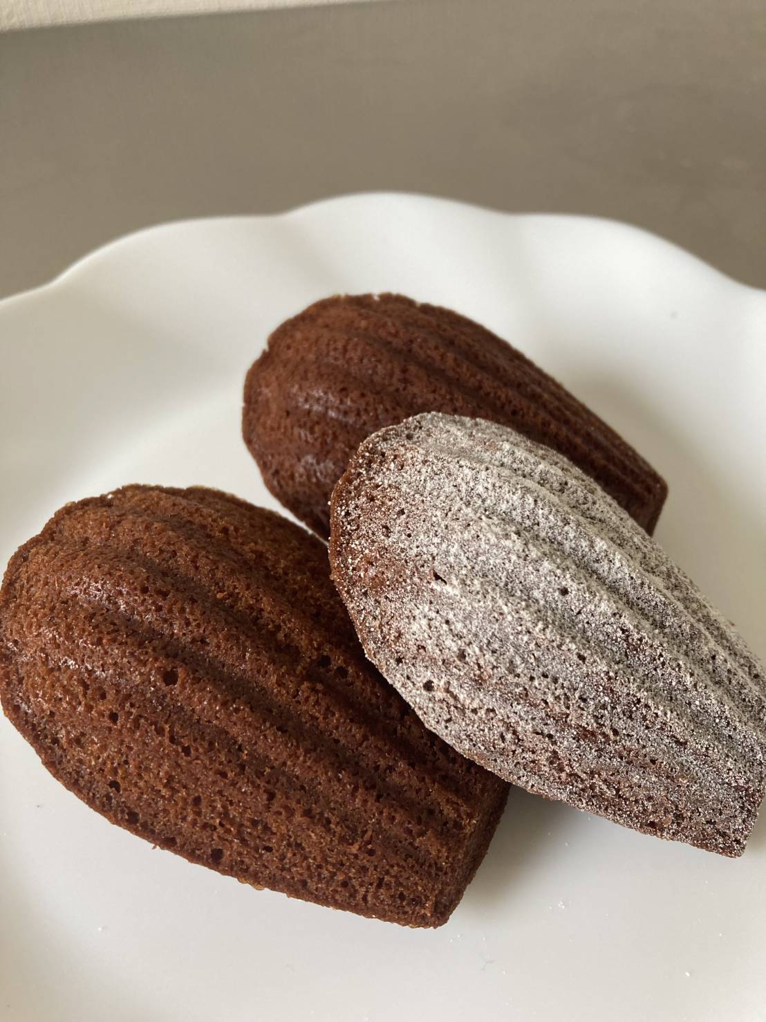 シェル型マドレーヌ（チョコレート）